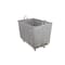 Steele Canvas Basket 10 BU Permanent Truck Grey Vinyl w/Grey Vinyl - 5in Casters 9610VGRYVGRYW5 - alternate 1